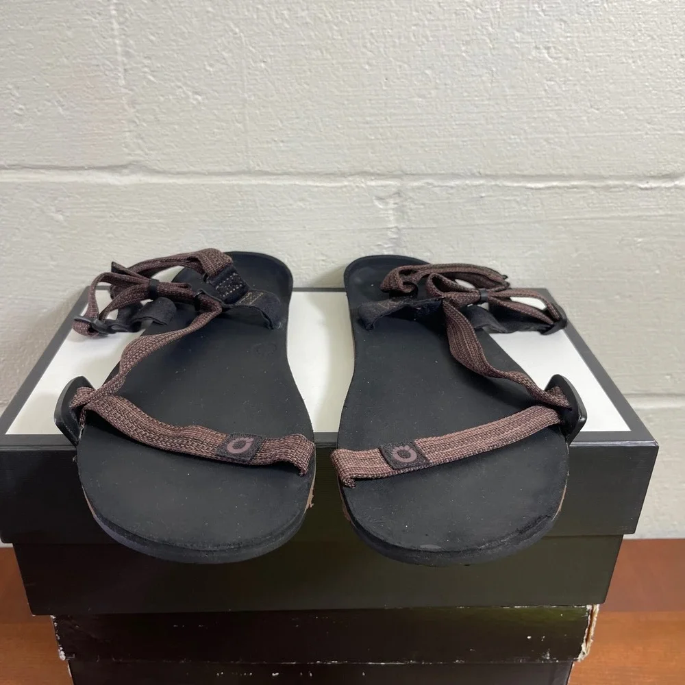 Xero Shoes Z-Trail EV Strappy Minimalist Barefoot Brown Hiking Sandals Men's 13